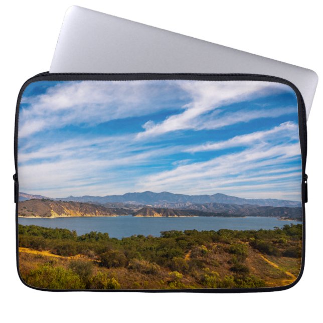 Capa Para Notebook Lake Cachuma Panorama Santa Ynez Mountain Photo (Frente)