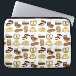 Capa Para Notebook Lancaster, Comidas holandesas Amish da PA, Pensilv<br><div class="desc">A ilustração apresenta os clássicos favoritos da comida Amish e da Pensilvânia, incluindo: torta de whoopie, torta de pote de frango, pretzels macios, biscoitos gingersnap, verdugo de vaca, manteiga de maçã, torta de mosca de sapato e bolinhos de maçã. Excelente para o seu alimento favorito, ou qualquer fã da cozinha...</div>