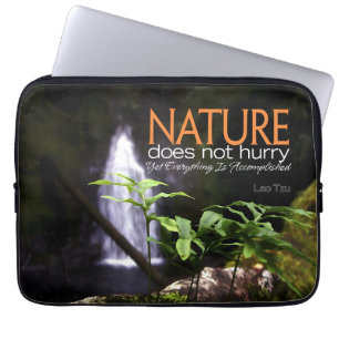 Capa Para Notebook Lao Tzu Citação Inspiracional "Natureza"
