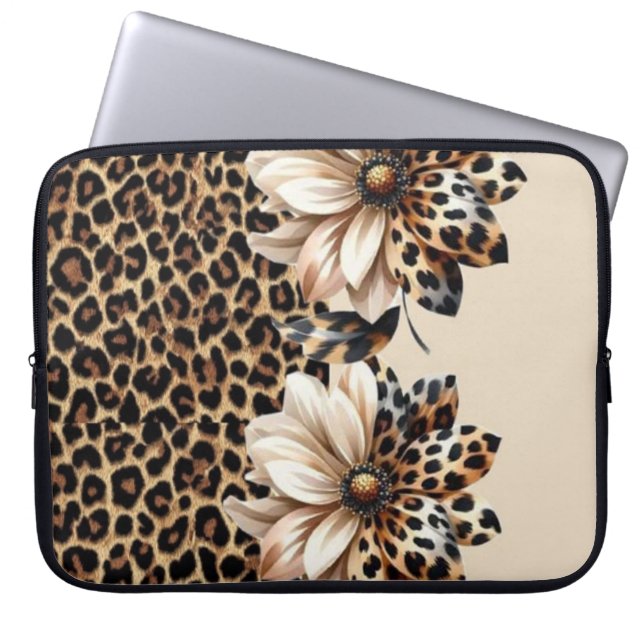 Capa Para Notebook Lapt com padrão de Guepardo moderno com gráfico de (Frente)