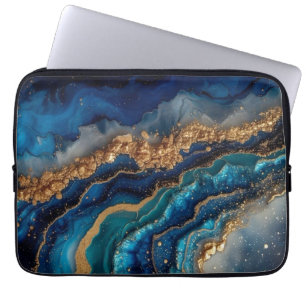 Capa Para Notebook Laptop azul cósmico com Design de galáxia