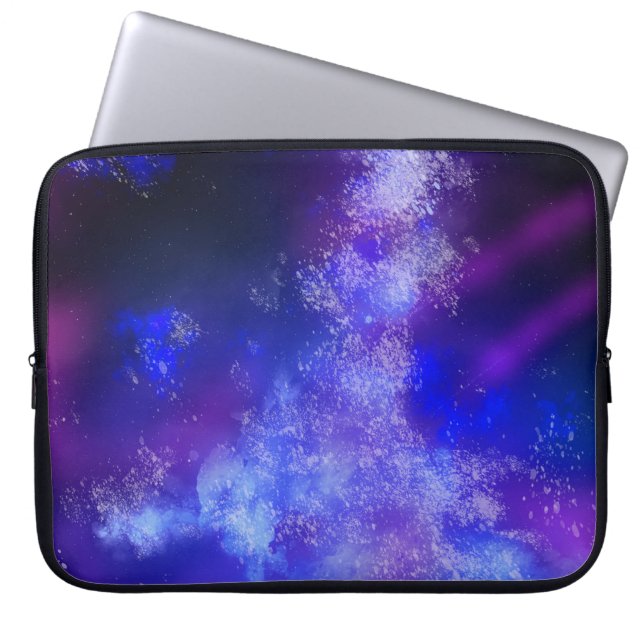 Capa Para Notebook Laptop Azul do Céu Noturno (Frente)