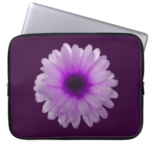 Capa Para Notebook Laptop branco e roxo Marigold