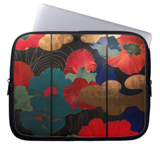 Capa Para Notebook laptop case Japanese style flower