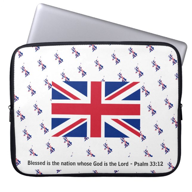 Capa Para Notebook LAPTOP Christan Union JACK EXCELENTE BRITAIN UK (Frente)