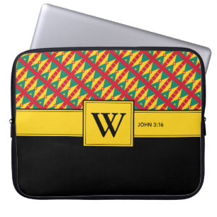 Capa Para Notebook Laptop Cristão Monograma Personalizado GRENADA
