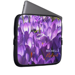 Capa Para Notebook Laptop Crocus Puro *Personalizar*