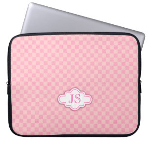 Capa Para Notebook Laptop da rosa claro do verificador