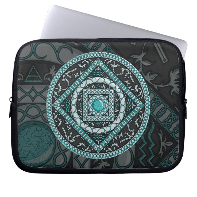 Capa Para Notebook Laptop de Aquarius Mandala (Frente)
