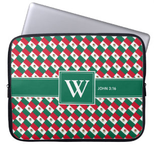 Capa Para Notebook laptop de Monograma de Escritura Cristã do MÉXIC