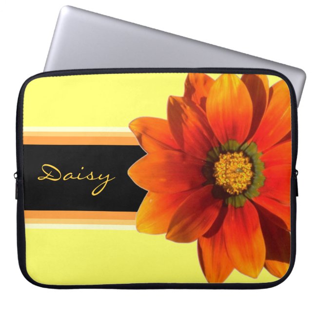 Capa Para Notebook Laptop de primavera amarelo-alaranjado brilhante (Frente)