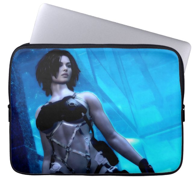 Capa Para Notebook Laptop de Toxina Azul (Frente)