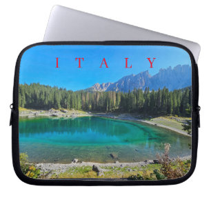 Capa Para Notebook Laptop de vista do lago Dolomites
