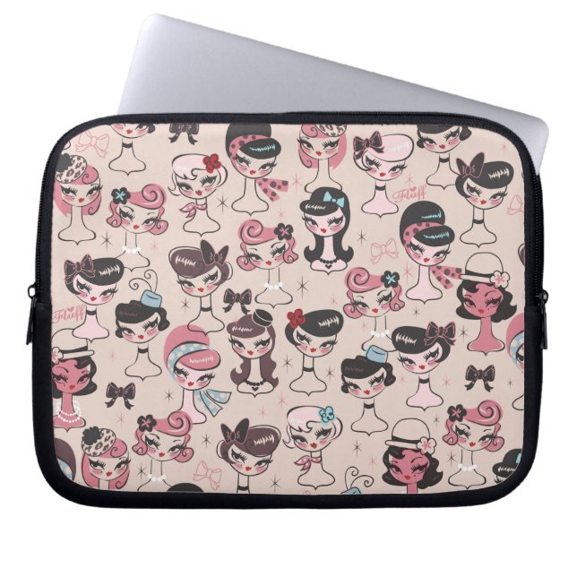 Capa Para Notebook Laptop Dolly Chic Bag by Fluff (Frente)