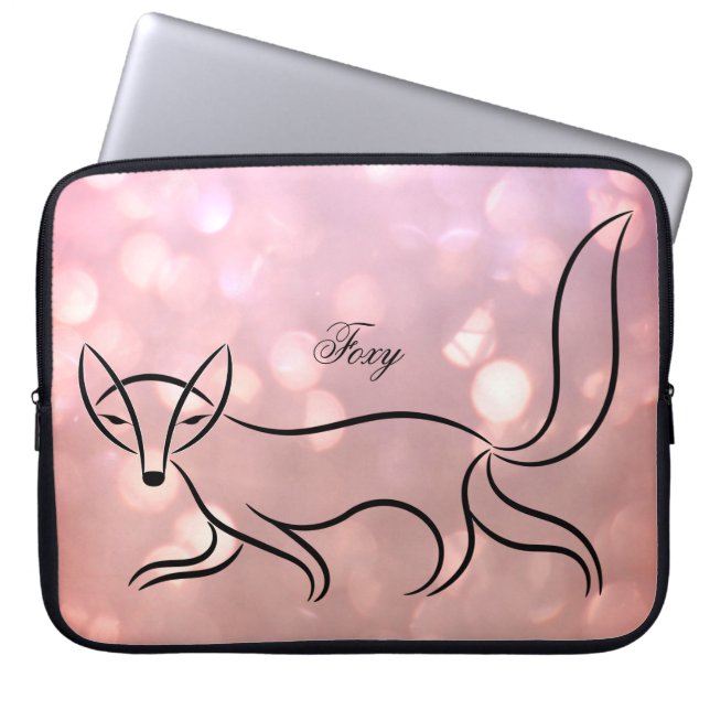 Capa Para Notebook laptop 'Foxy'. (Frente)