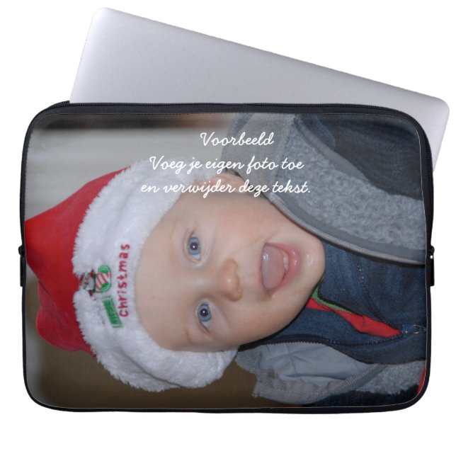 Capa Para Notebook Laptop hoes met eigen foto (Frente)