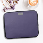 Capa Para Notebook Laptop Personalizado Roxo<br><div class="desc">Um roxo escura e roxo escura e couro sujo ultravioleta parece bolsa de laptop com espaço para suas iniciais. Todas as faltas e fabulosas - nenhuma criatura roxa foi ferida no fazer.</div>