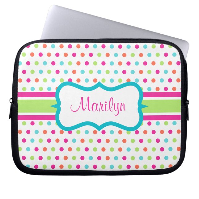 Capa Para Notebook Laptop ponto personalizado (Frente)