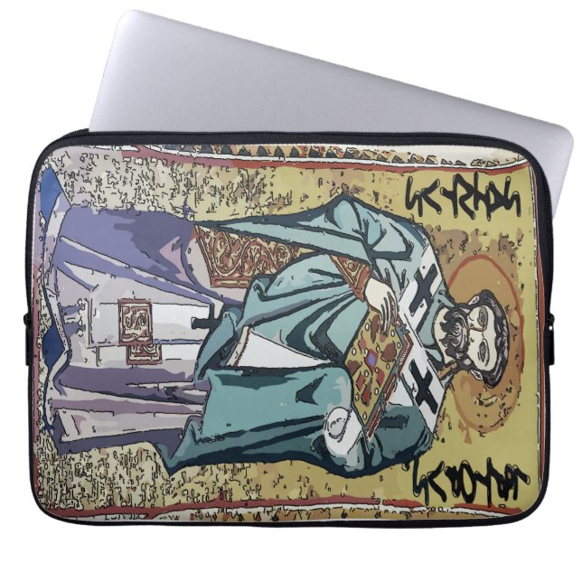 Capa Para Notebook Laptop santo (Frente)