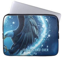 Capa Para Notebook Laptop Sleeve Bald Eagle Heart 2 - 13 Inch