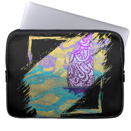 Capa Para Notebook Laptop Sleeve - Paint Swatch Lavender Sail