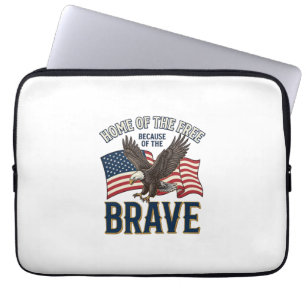 Capa Para Notebook Lar dos Livres Desenho de Camisa Patriótica Águia