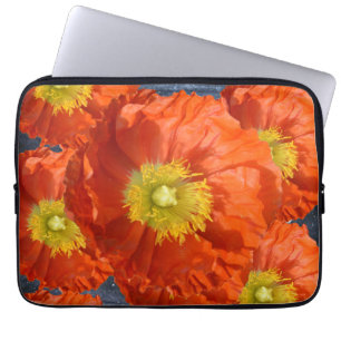 Capa Para Notebook Laranja Brilhante Tangerina Paposa Flor Laranja Br