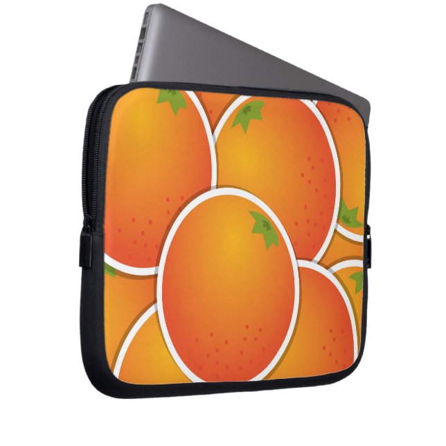 Capa Para Notebook Laranjas funerárias (Frente Esquerda)
