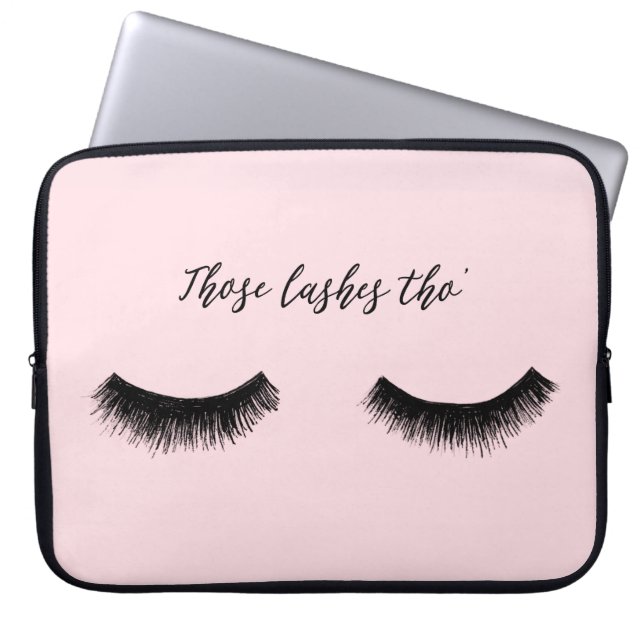 Capa Para Notebook Lash Chat - Aquelas Lashes (Frente)