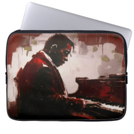 Capa Para Notebook Late night bar pianist