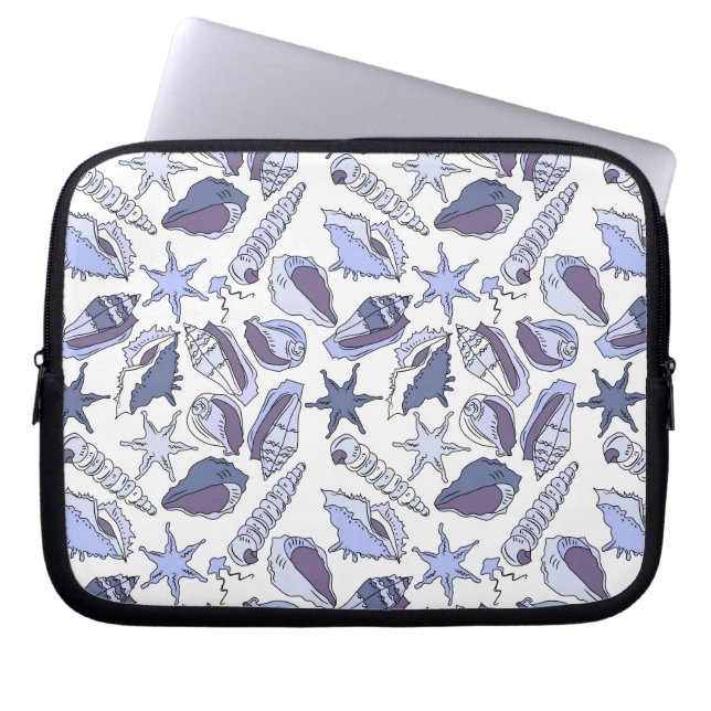 Capa Para Notebook Lavendar Seashells (Frente)