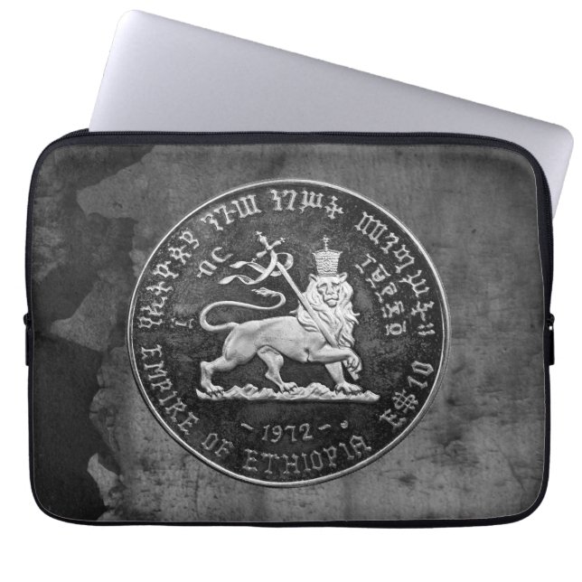 Capa Para Notebook Leão de Judá Selassie Rasta Reggae África Raízes (Frente)