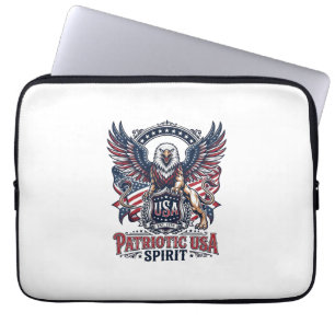 Capa Para Notebook Leão Patriótico Águia Guardião Animal Híbrido Patr