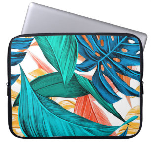 Capa Para Notebook Leaves tropical summer exotic