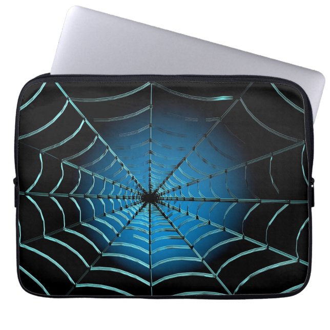 Capa Para Notebook Legal aranha azul (Frente)