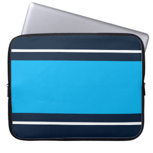 Capa Para Notebook Legal faixas de corridas azuis do Céu Marinho Náut