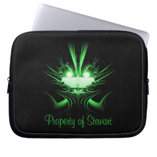 Capa Para Notebook Legal Neon Green Dragon Pessoal