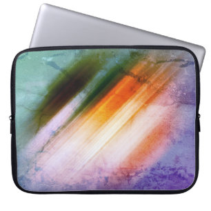 Capa Para Notebook Legal Roxa Roxa Azul - Faixa Laranja 