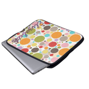 Capa Para Notebook Legal tendência colorida de bolhas giratórias bo