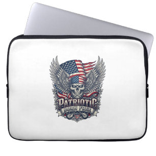 Capa Para Notebook Lenço Patriótico Rocker Glória Antiga Música Rock