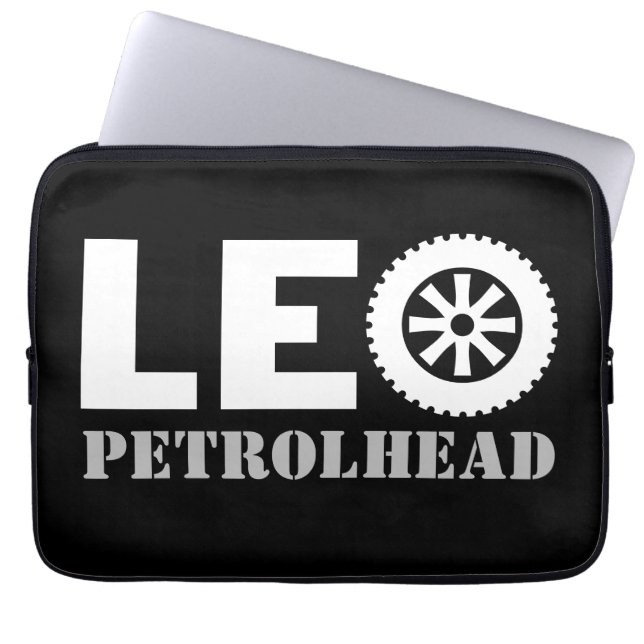 Capa Para Notebook Leo Petrol Head (Frente)