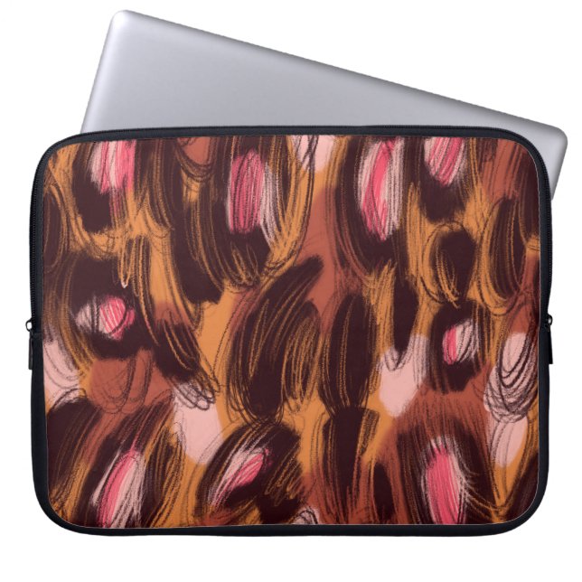 Capa Para Notebook Leopard Spots African Animal Standard (Frente)