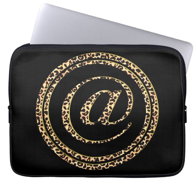Capa Para Notebook Leopardo @ (Frente)