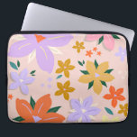 Capa Para Notebook Les Fleurs 04 Retro Colorful Floral<br><div class="desc">Abstrato Retro Floral Impressão - Les Fleurs.</div>