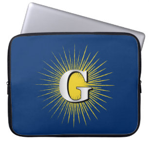 Capa Para Notebook Letra G - símbolo masculino