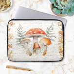 Capa Para Notebook Letra Whimsroom Forest Mushroom Vintage Decoupage<br><div class="desc">Elevem a tecnologia com a nossa Bolsa de laptop de Campanha da Floresta Whimsical,  da Vintage Letter Farmhouse! Carregar seu dispositivo com estilo e charme.</div>