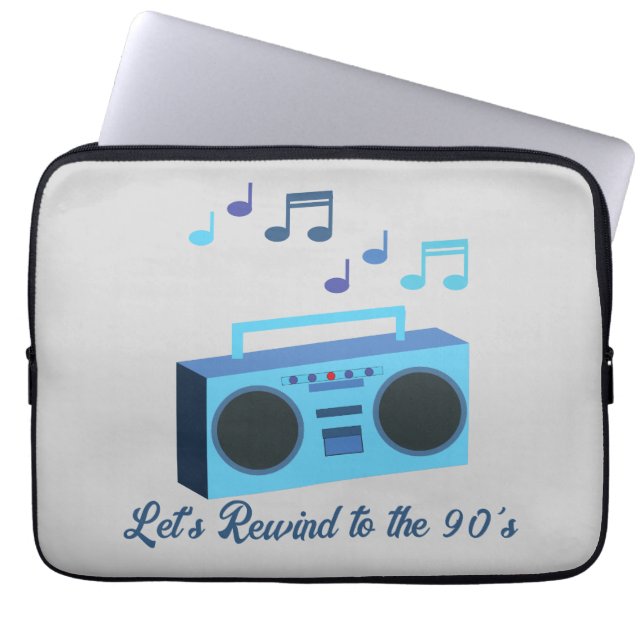 Capa Para Notebook Let's rewind to the 90's (Frente)