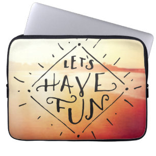 Capa Para Notebook Lets tem o divertimento