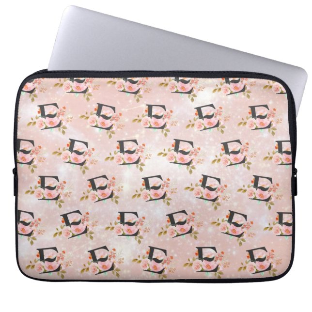 Capa Para Notebook Letter E Laptop Sleeve (Frente)