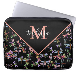 Capa Para Notebook libélulas coloridas personalizadas